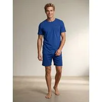 Henry Terre Shorty Pyjama Set Kurz - Paul Dreieck Print Design Shorts
