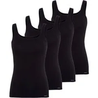Skiny Unterhemd Cotton Advantage (Set) klassisches Damen Unterhemd im 4er Pack
