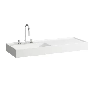 LAUFEN Waschtisch Kartell · LAUFEN 1200x460, weiß, Ablage rechts, 81333.2, 8133320001111 H8133320001111