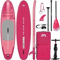 Aqua Marina SUP-Board AQUA MARINA CORAL 10.2 SET Stand Up Paddle Surf Board ISUP 310x78cm