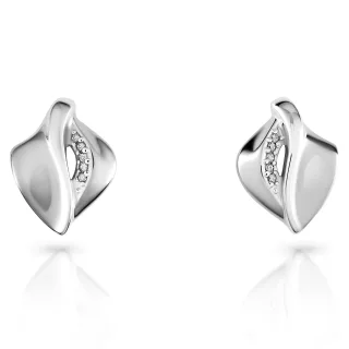 Orphelia 'Anet' Ohrstecker für Damen aus 925er Sterlingsilber - Silber ZO-7520