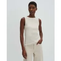 someday Tanktop Kamia aus Rippjersey Ärmellos mit U-Boot-Ausschnitt, ideal zum Layern