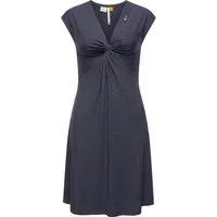 Ragwear Jerseykleid Comfrey Solid stylisches Sommerkleid mit tiefem V-Ausschnitt