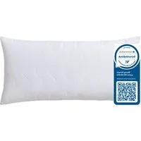 Jekatex Microfaserkissen Antibac, Füllung: 100% Polyesterkugeln (antibakteriell), Bezug: 100% Polyester, Seitenschläfer, Bauchschläfer, Rückenschläfer, 1 oder 2-tlg., Kopfkissen 40x80, 80x80 cm, im Einzel- oder Doppelpack