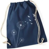 Autiga Turnbeutel Turnbeutel Pusteblume Vögel Birds Hipster Beutel Tasche Jutebeutel
