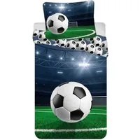 Jerry Fabrics Bettwäsche Football Bettwäsche set 100% Baumwolle 140x200 + 70x90 cm, Baumwolle