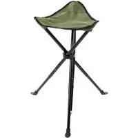 FoxOutdoor Campinghocker Klapphocker,Teleskop-Dreibein, oliv, Transporttasche