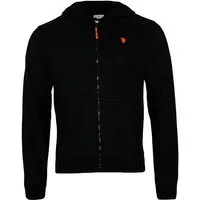 U.S. Polo Assn. Sweatjacke Sweatjacke Hoodie Orange Typ (1-tlg)