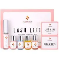 Iconsign Einzelwimpern Wimpernlifting Set Wimpernwelle Wimpernlaminierung Lash Lift 13 Teil, 13 tlg., Wimpernlifting, Wimpern, Laminierung, Wellen