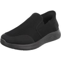 Coolwalk Herren Slipper aus Textil mit Elastikeinsätzen Slipper (91563668) Flach Sneakers in Schwarz