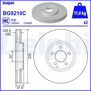 Delphi Federbeinlager vorne Audi A4 A5 Q5 BSJ10011