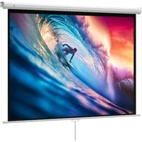 MC Star Leinwand 171 x 128 cm 84 Zoll 4:3 HD 4K Projektionsleinwand Beamer (Kunststoff, Metall Heimkino)