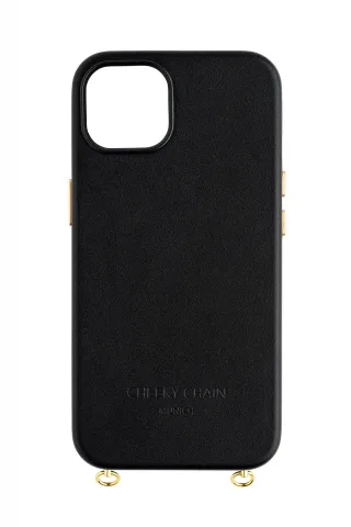 cheeky chain - Handyhülle Iphone 13 - vegan leather schwarz - Gr. - OS