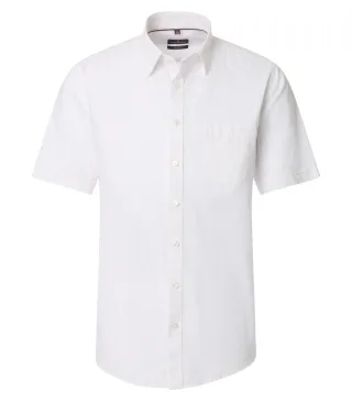 CASAMODA - Casual Fit: Leinenhemd weiß - Gr. - XXL