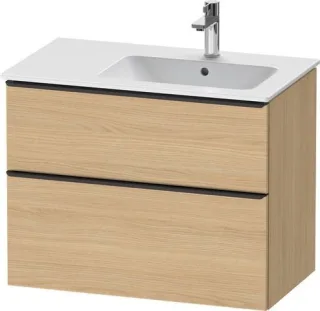 Duravit D-Neo Waschtischunterbau wandhängend Natur Eiche Matt 810x462x625 mm - DE43670BD300000 DE43670BD300000