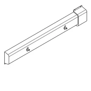 KWC Aquarotter Armatureneinheit, Edst., W.-Mont., 2 Waschplätze, 1240 mm, Wasser hi. re, 2030069807 2030069807