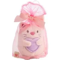 Nici Kuscheltier mymochi, Set Katze Angy pfirsichfarben 8cm (Set), mit Herztasche & Organzakostüm, in Geschenkbox