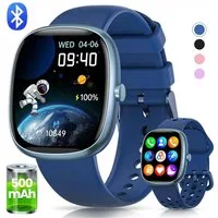 SWGOTA Smartwatch Kinder für Jungen und Mädchen 5-16 Jahren mit Telefon, IP68 Smartwatch (1,5 Zoll), Smartwatch für Kinder mit 20 Sportmodi/Herzfrequenz/Schlafmonitor, Kinder Smartwatch Schrittzähler, Wecker, Geschenk für Kinder