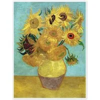 Posterlounge Wandbild Sonnenblumen, Vincent van Gogh, erhältlich als Poster, Leinwandbild, Wandsticker oder Acrylglasbild