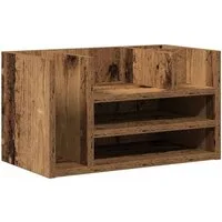 vidaXL Organizer Schreibtisch Organizer Altholz 44,5 x 24 x 25 cm Holzwerkstoff (1 St)
