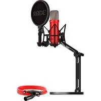 NT1 Signature +XLR-Kabel+Desktop Studio Arm , Mikrofon rot, Bundle
