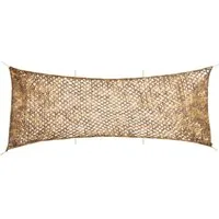 vidaXL Schutznetz Tarnnetz mit Aufbewahrungstasche 623x203 cm Sandfarbe, BxL: 203x623 m