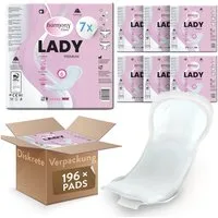 Harmony Care Inkontinenz-Einlage Harmony Care® Lady – Schutz & Komfort bei Blasenschwäche, mittlere Blasenschwäche, Einlagen für Damen, bis zu 800ml, 196-St., Inkontinenzeinlagen für Frauen mit Auslaufschutz
