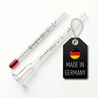 Lantelme Weinthermometer Vinometer Glas Thermometer Set Alkoholgehalt Wein Bier Messgerät, Glasthermometer zur Temperaturmessung, Misst die vol. % von Weinen im Bereich von 0 bis 25 vol. %