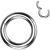 Taffstyle Nasenpiercing Septum Piercing Segment Intim Ring extra dick Chirurgenstahl (Universal Piercing Ring Cartilage Tragus Helix Daith Brust Lippenpiercing), Massiver Universal Clicker Ring