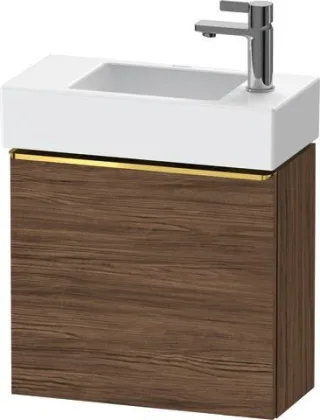 Duravit D-Neo Waschtischunterbau wandhängend Nussbaum dunkel Matt 484x222x440 mm - DE4219R34210000 DE4219R34210000