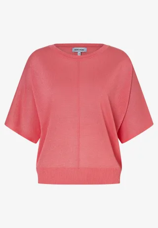 MORE & MORE - Sommer-Strickpullover rosa - Gr. - 46
