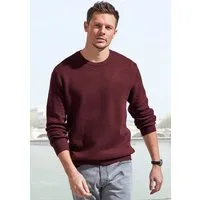 John Devin Strickpullover Pullover aus weichem Strukturstrick