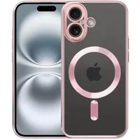 FITSU Handyhülle Case für iPhone 16 Plus Hülle MagSafe kompatibel mit Kameraschutz 6,7 Zoll, Durchsichtige Hülle für iPhone 16 Plus Schutzhülle mit farbigen Rahmen