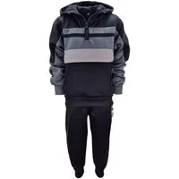 Hessis Jogginganzug Jungen und Mädchen Trainingsanzug, Freizeitanzug, JF558 (Set, 2-tlg., Pullover mit Reißverschluss und Jogginghose)