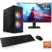 CSL Spectrum V25286W PC-Komplettsystem (27", AMD Ryzen 7 8700F, GeForce RTX 5060, 32 GB RAM, 1000 GB SSD)