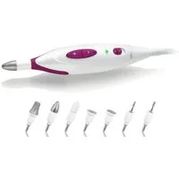 medisana Maniküre-Pediküre-Set MP 815, für Nägel, Nagelhaut u. Hornhaut, 2 Stufen, Links-/Rechtslauf,Aufsätze