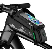 ROCKBROS Fahrradtasche Rockbros Fahrrad Rahmentasche mit Handyfach