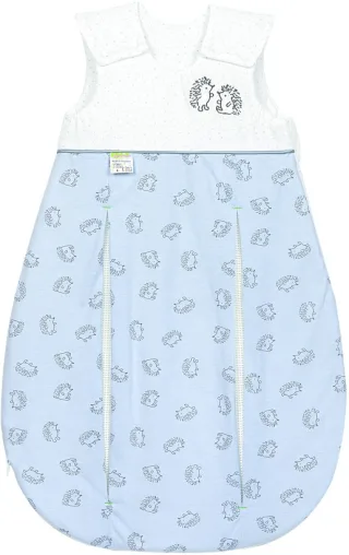 Odenwälder primaklima Jersey-Schlafsack Igel grau 90cm