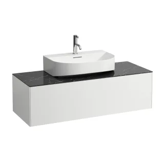 LAUFEN Waschtischunterschrank Sonar 457x1177x341 Aus mi, 1Schubl H816341/2 we ma? m. H4054510341431