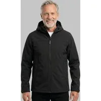 Promodoro Softshelljacke Outdoor Softshell Jacke Funktionsjacke mit Kapuze, winddicht, bequem, atmungsaktiv