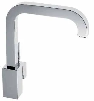Kaja Aquadrat Einhebel-Spültisch-Einlocharmatur m. schwenkb. Gußauslauf, chrom 58820-C