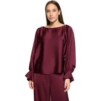 Vera Mont Satinbluse Damen mit Fledermausärmeln