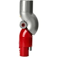 Trade-Shop Staubsaugerrohr-Adapter passend für Dyson V7 V8 V10 V11 V15 ersetzt 970790-01, Zubehör für Staubsauger / Akkusauger, Flex-Adapter Schnellauslöse-Adapter 90 Grad Gelenk Aufsatz