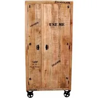 SIT Garderobenschrank im Factory design, Breite 90 cm, Shabby Chic, Vintage