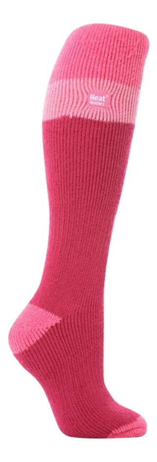 Extra lange kniehohe Ski-Thermo-Skisocken für Damen, 2,3 TOG