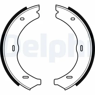 Delphi Bremsbacken hinten Mercedes Eqv Evito Marco V-Klasse Viano Vito