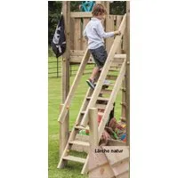 Gartenwelt Riegelsberger Handlauf Treppe mit Handlauf für kleine Kinder Lärche natur