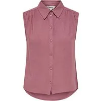 ONLY Blusentop ONLSIESTA S/L LINEN BL SHIRT PNT NOOS mit Leinen