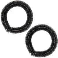 Top Ten Fahrradreifen 2x Nabenputzring Fahrrad Putzring Nabenputzer, Universal, Schwarz, Nabe, 1 Paar