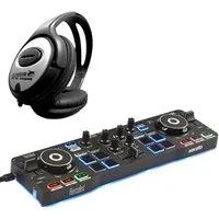 HERCULES DJ Controller Hercules DJ Control Starlight mit Kopfhörer, Vorteils-Set mit Kopfhörer